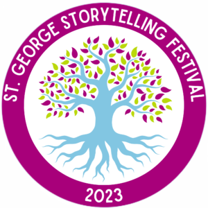 St. George Storytelling Festival Logo with Tree